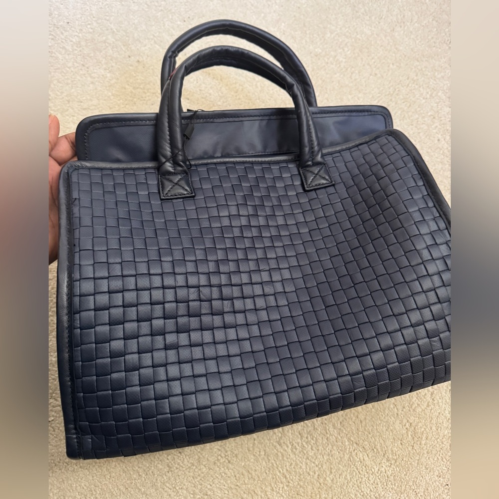 Unused MZ Wallace woven medium box tote in Dawn. Comes with dust bag and tag. - Picture 2 of 10
